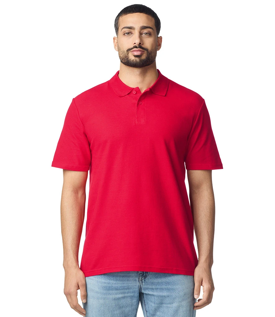 Gildan Softstyle adult double piqué polo