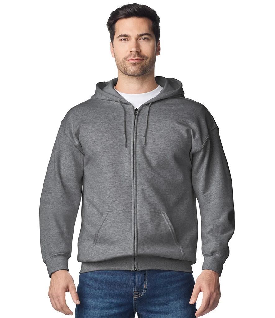Gildan Heavy Blend full-zip hooded sweatshirt