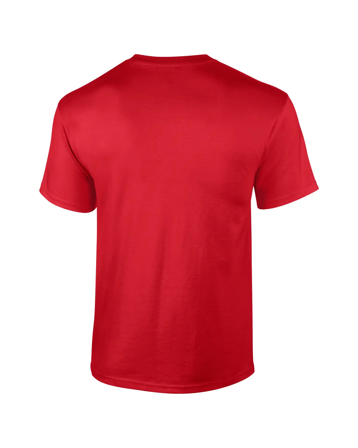 Gildan Ultra Cotton adult t-shirt – Red – Original product photograph: back