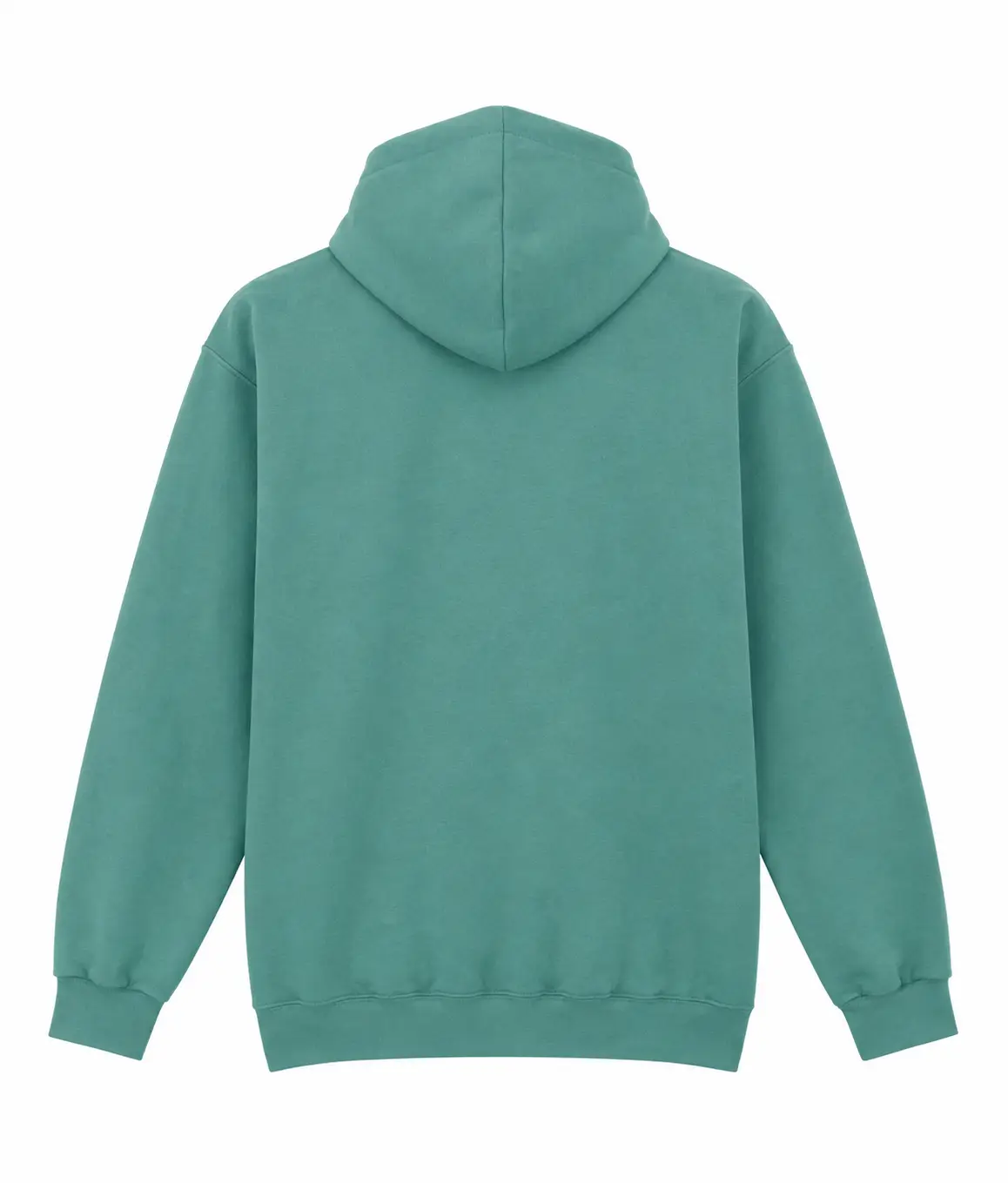 Gildan Softstyle midweight fleece adult hoodie – Aquatic – Illustrative view: back