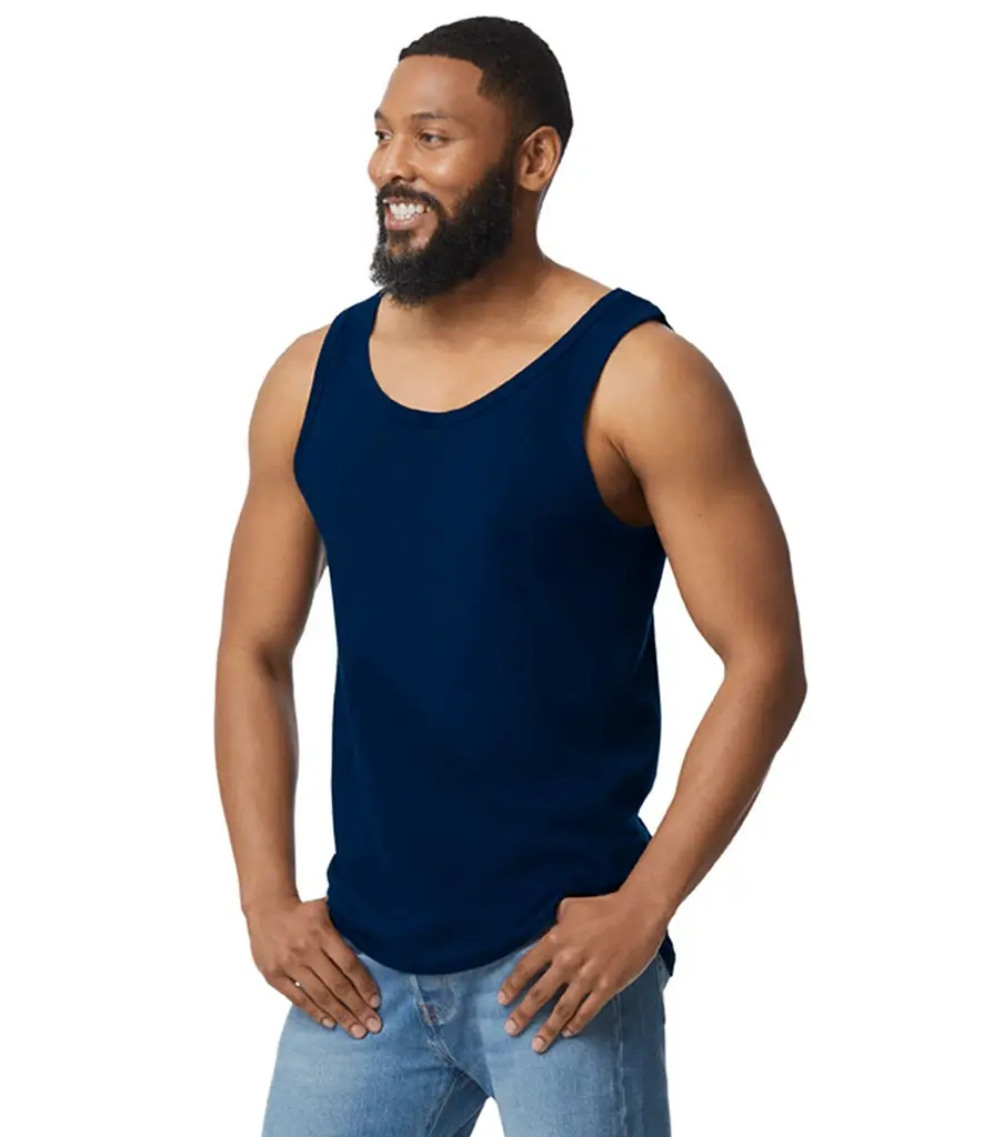 Gildan Softstyle adult tank top – Navy – GD12 Navy Model