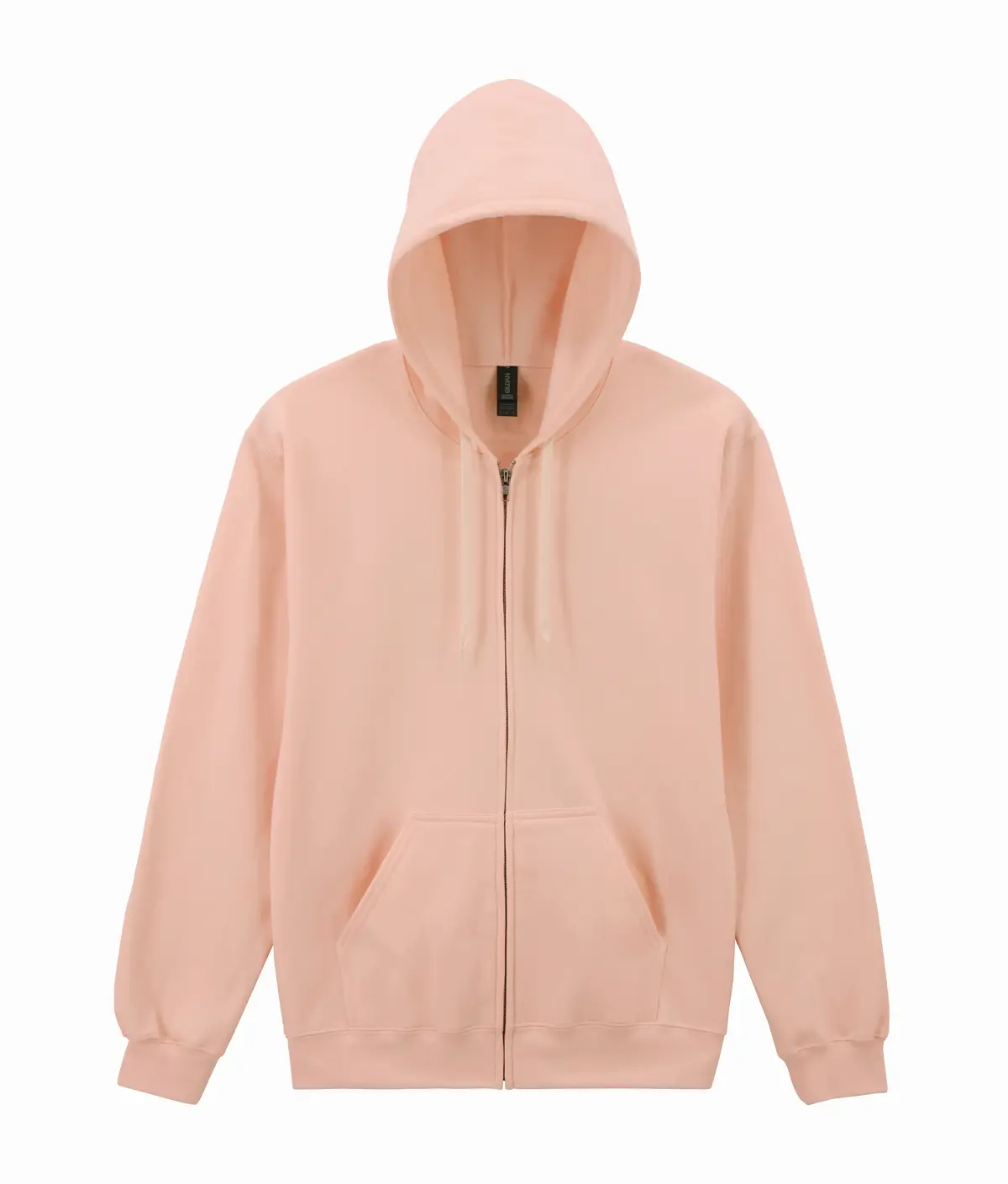 Gildan Softstyle midweight fleece adult full-zip hooded sweatshirt – Dusty Rose – GD69 Dusty Rose Front