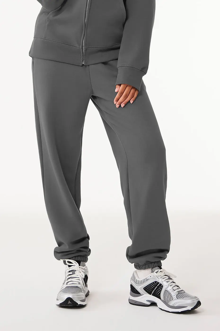Bella+Canvas Unisex heavy sweatpants – Asphalt – photograph 1
