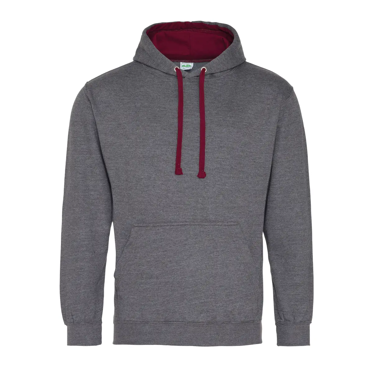 Charcoal/Burgundy