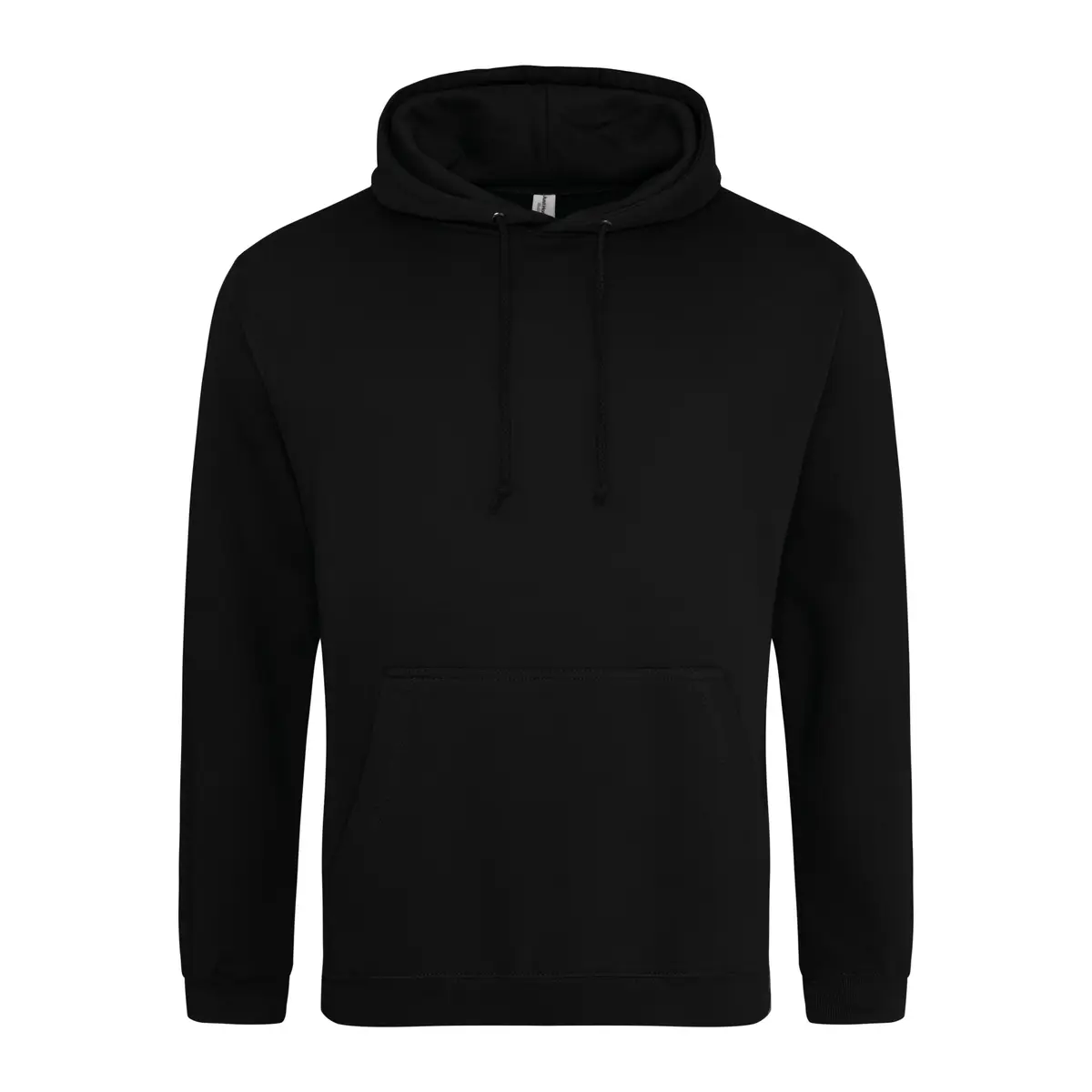AWDis College Hoodie – Deep Black – Manufacturer original blank front