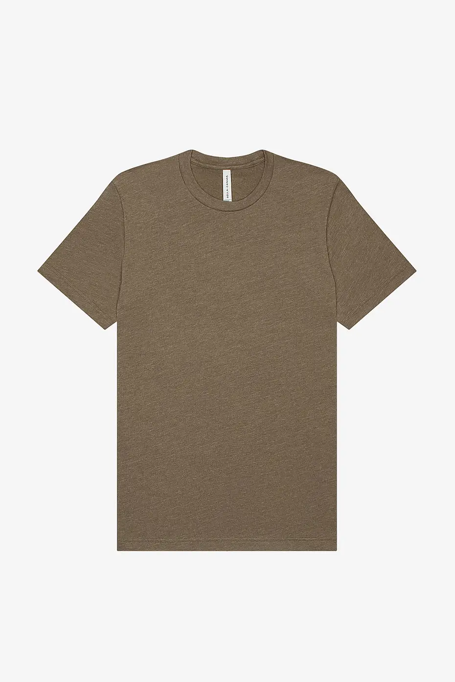 Bella+Canvas Unisex sueded tee – Heather Olive – photograph 1