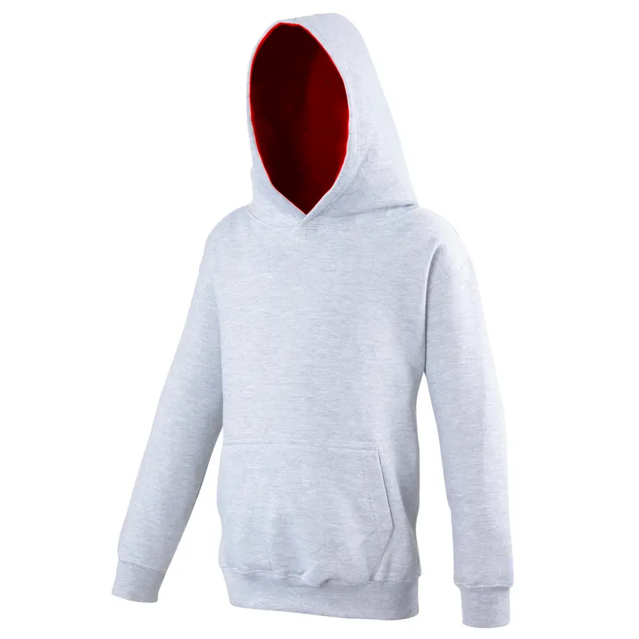 Heather Grey/Fire Red