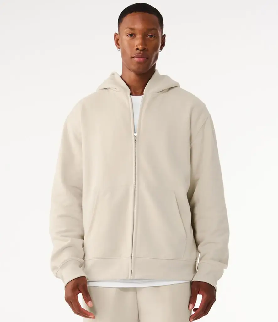 Bella+Canvas Unisex heavy full-zip hoodie – Dust – CV4739 Dust Model