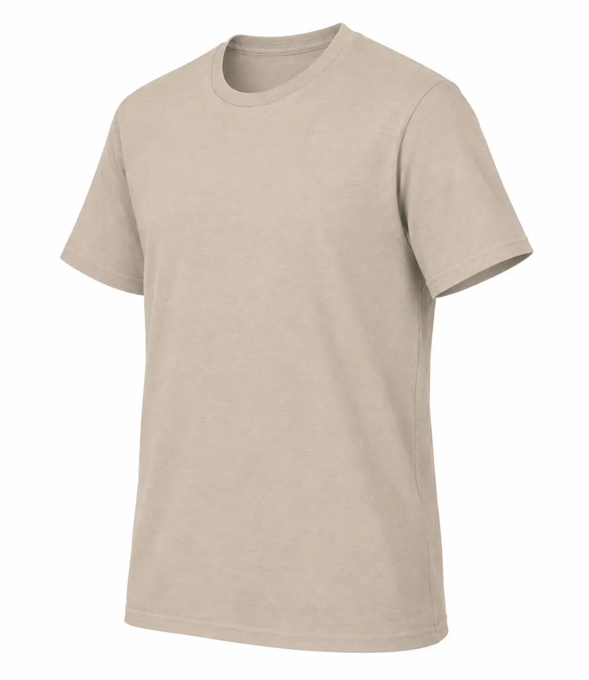 Gildan Softstyle Unisex T-Shirt – Sand – Illustrative view: side