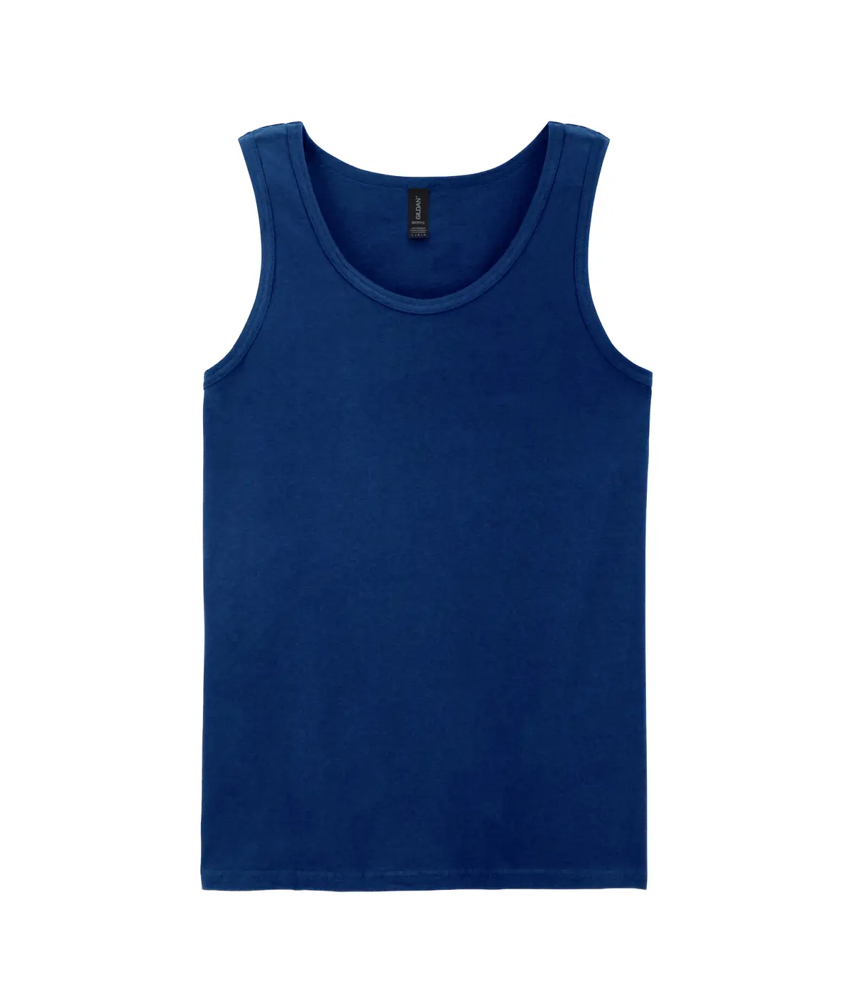 Gildan Softstyle adult tank top – Navy – Original product photograph: flat front