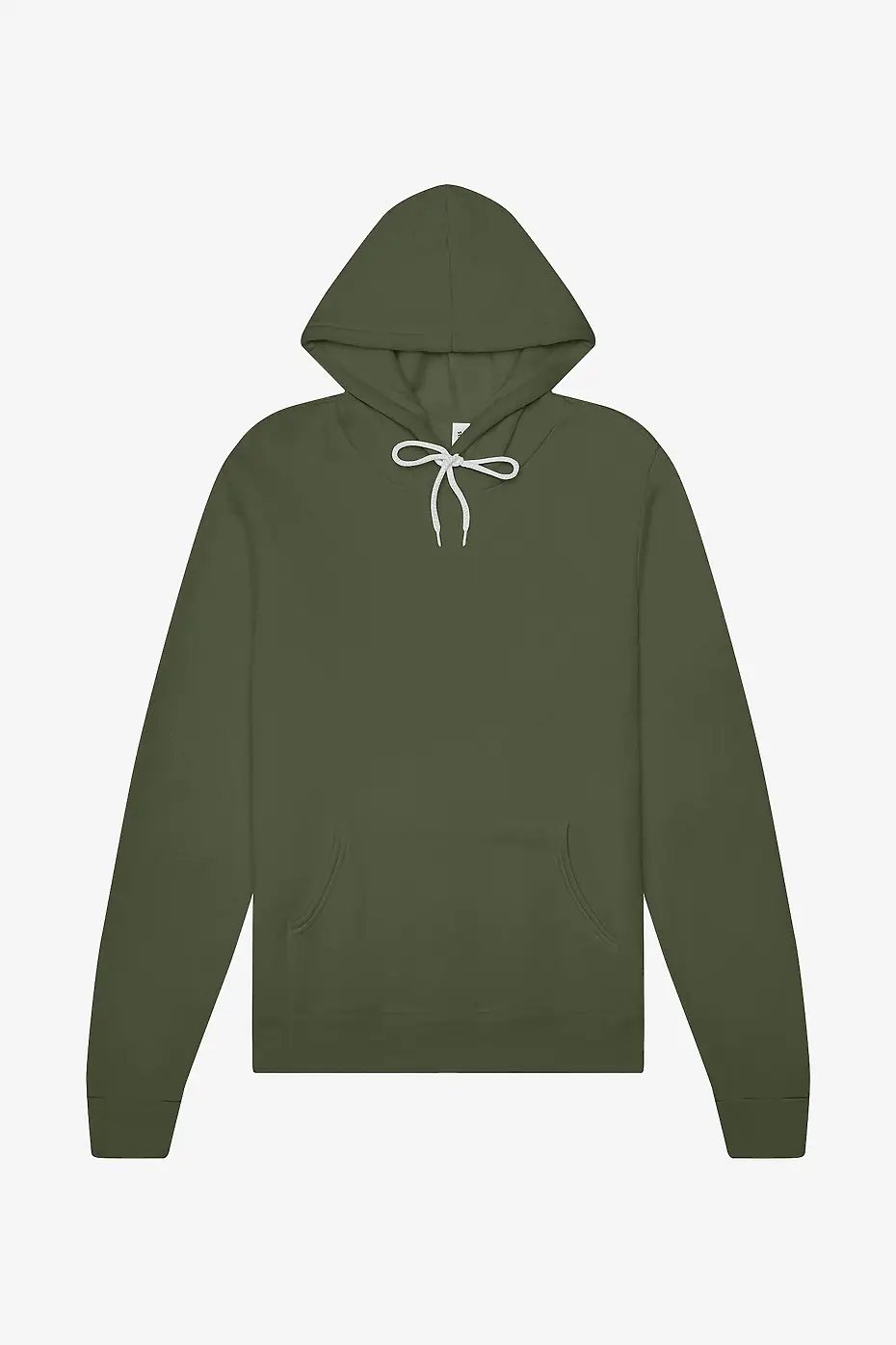 Bella+Canvas Unisex polycotton fleece pullover hoodie – Military Green – photograph 4