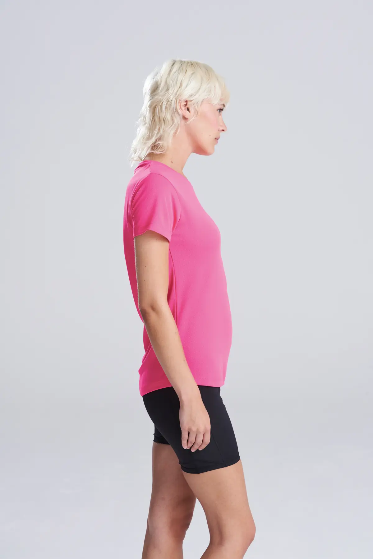 AWDis Just Cool Women's cool T – Hyper Pink – Original on-model photograph 03