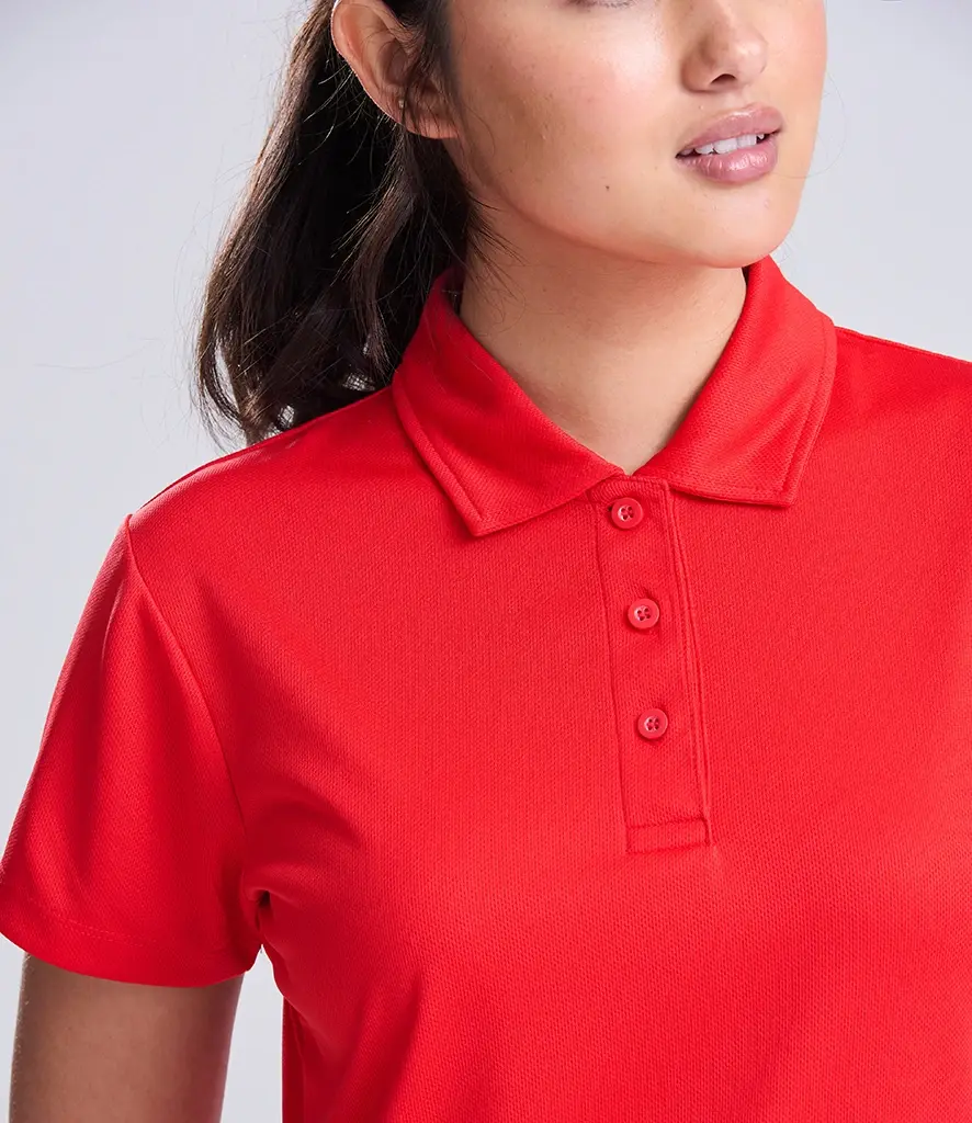 AWDis Just Cool Women's cool polo – Fire Red – JC045 Fire Red Model