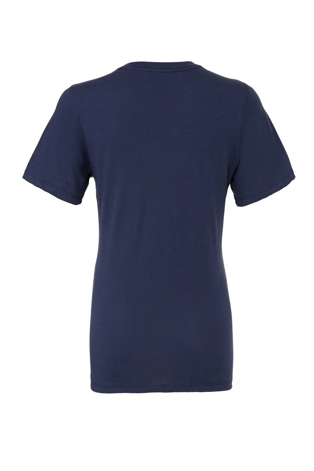 Bella+Canvas Women's relaxed Jersey short sleeve tee – Navy – BL6400 Navy Back