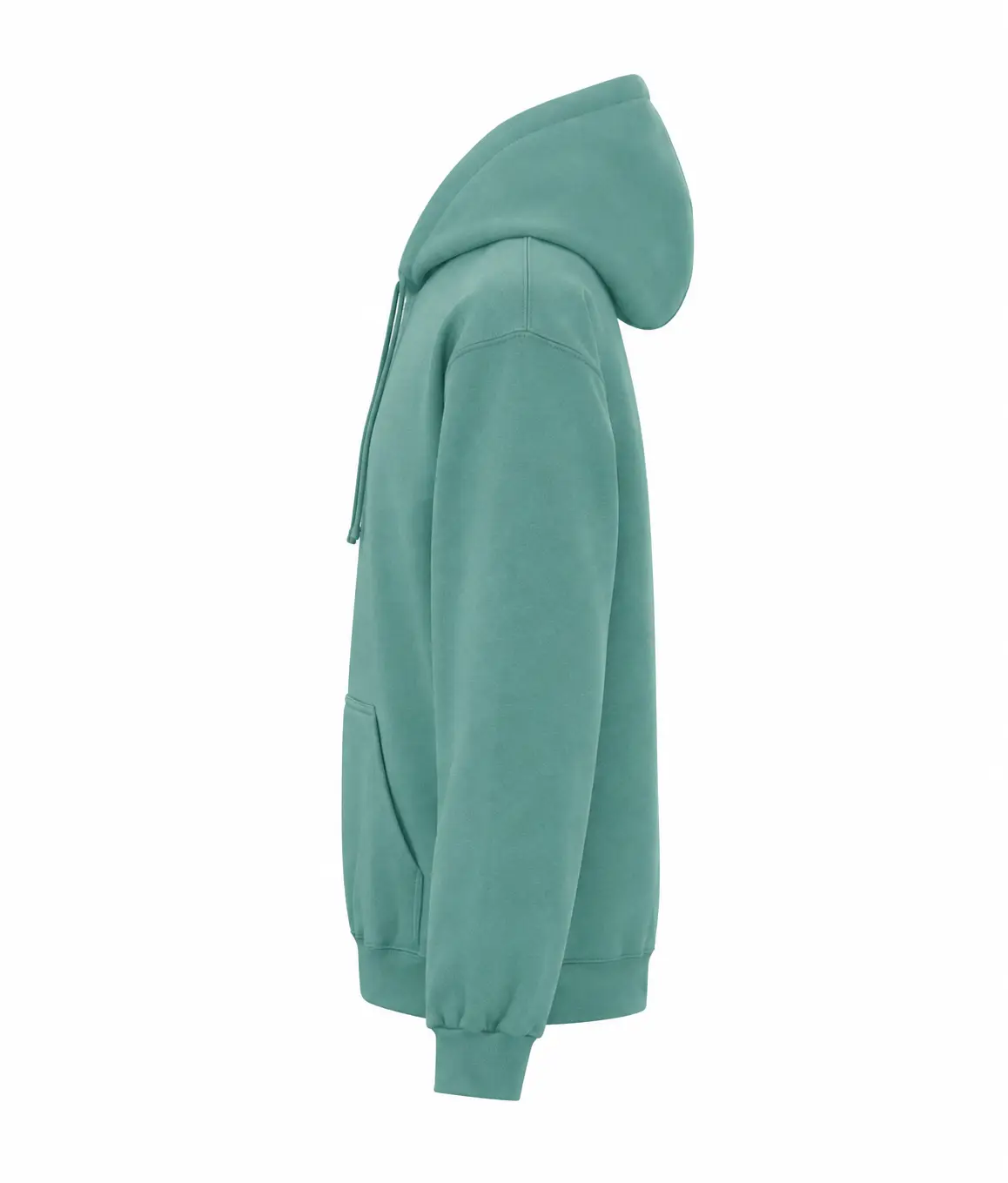 Gildan Softstyle midweight fleece adult hoodie – Aquatic – Illustrative view: side