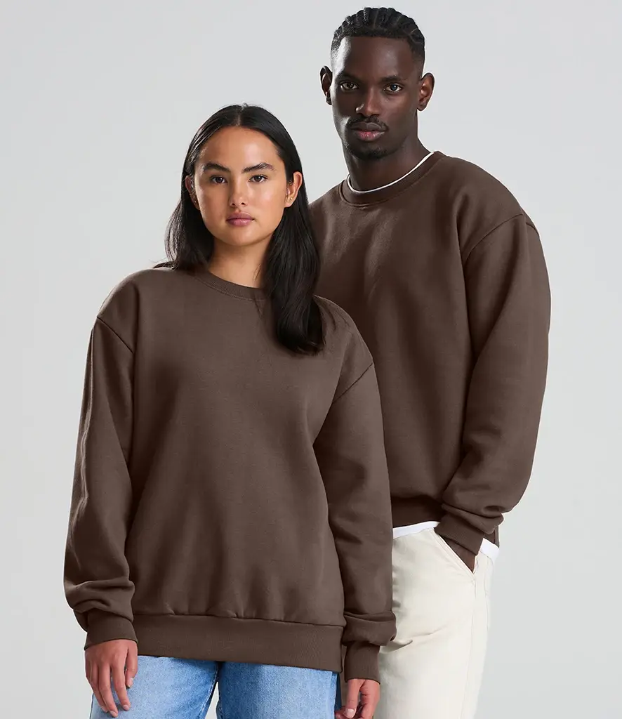 AWDis Just Hoods Signature heavyweight sweatshirt – Espresso