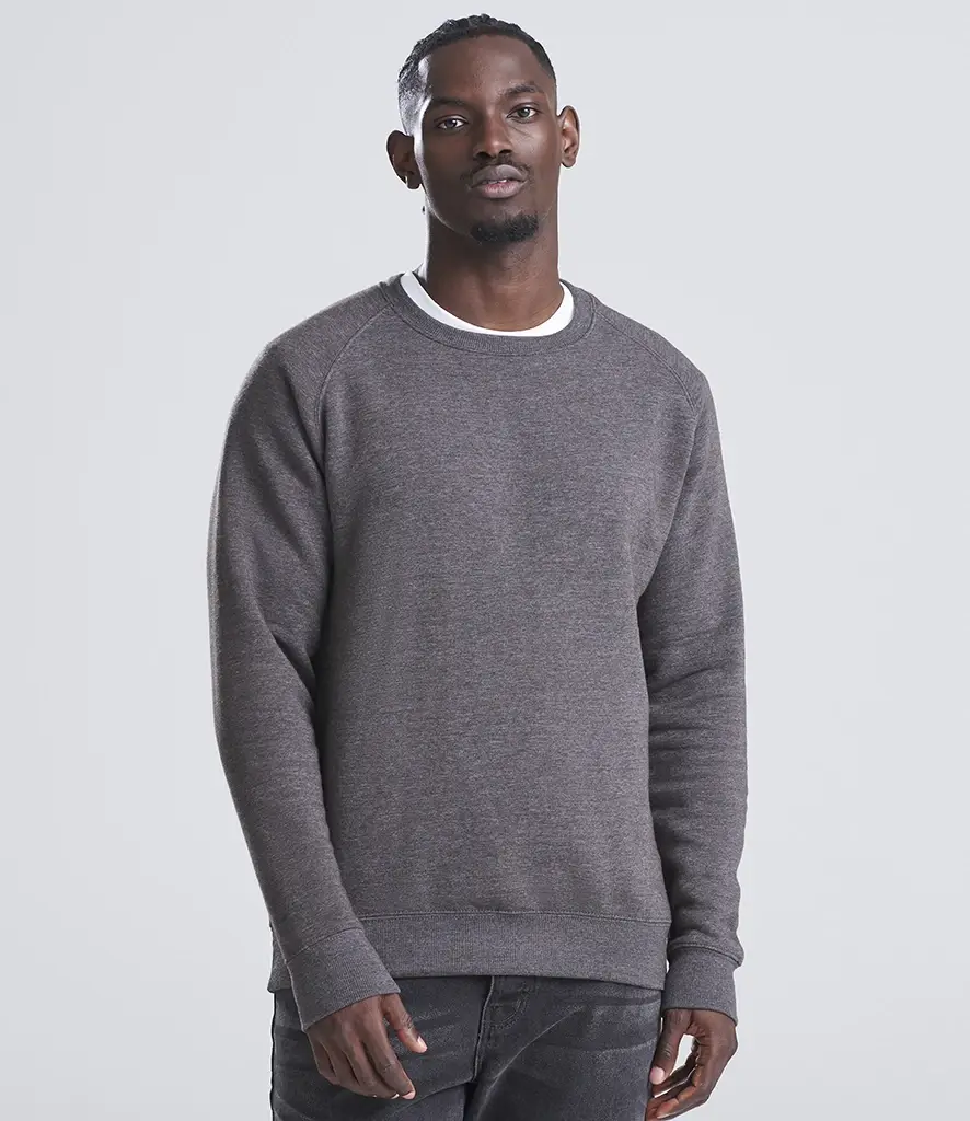 AWDis Just Hoods Graduate heavyweight sweatshirt – Charcoal