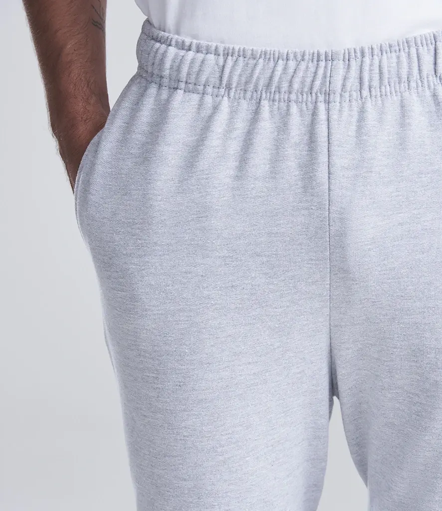 AWDis Just Hoods College cuffed sweatpants – Heather Grey – JH072 Heather Grey Model