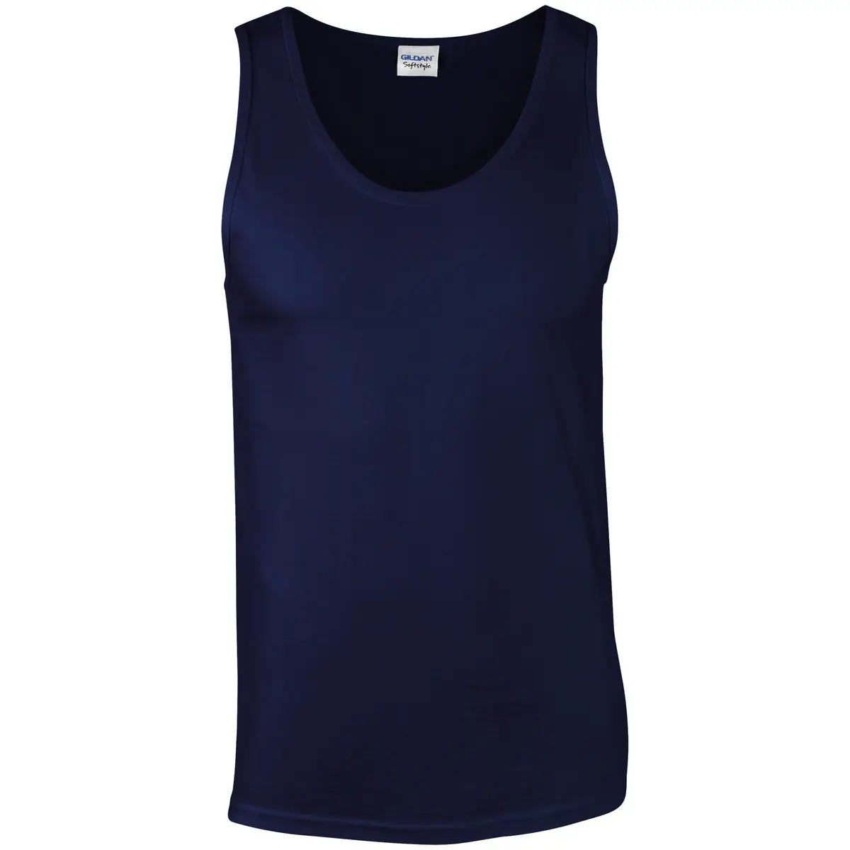 Gildan Softstyle adult tank top – Navy – GD12 Navy Front