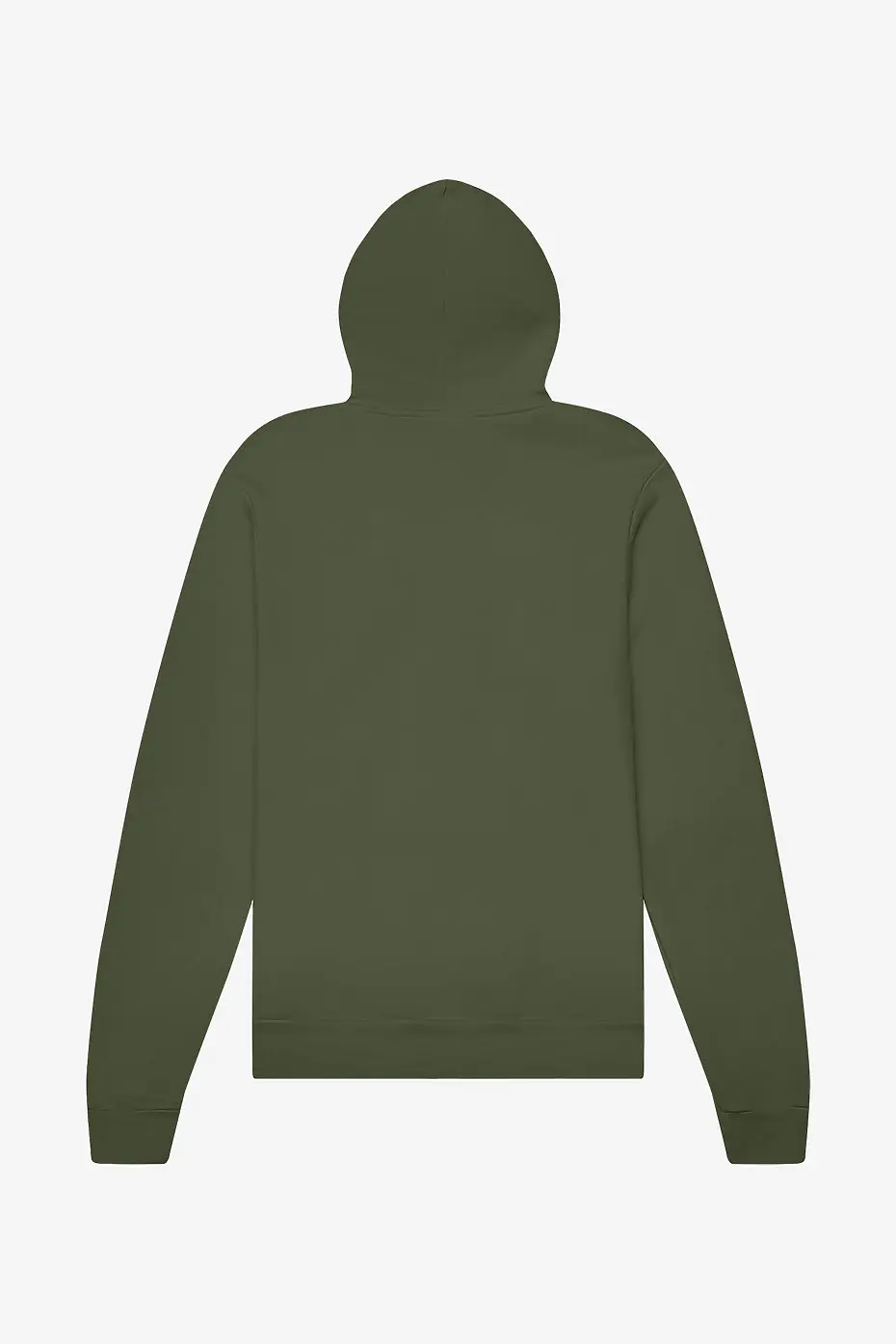 Bella+Canvas Unisex polycotton fleece pullover hoodie – Military Green – photograph 5