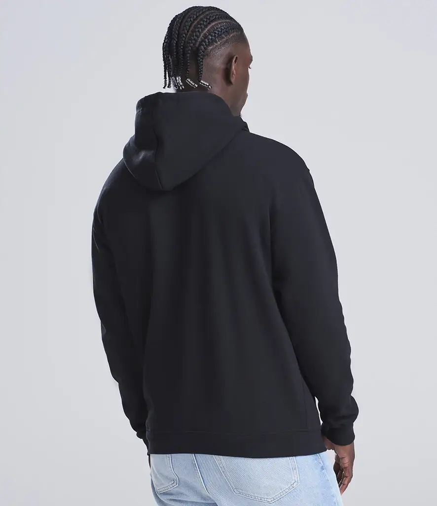 AWDis College Hoodie – Deep Black – JH001 Deep Black Model