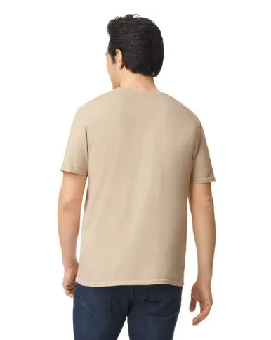 Gildan Softstyle Unisex T-Shirt – Sand – photograph 5
