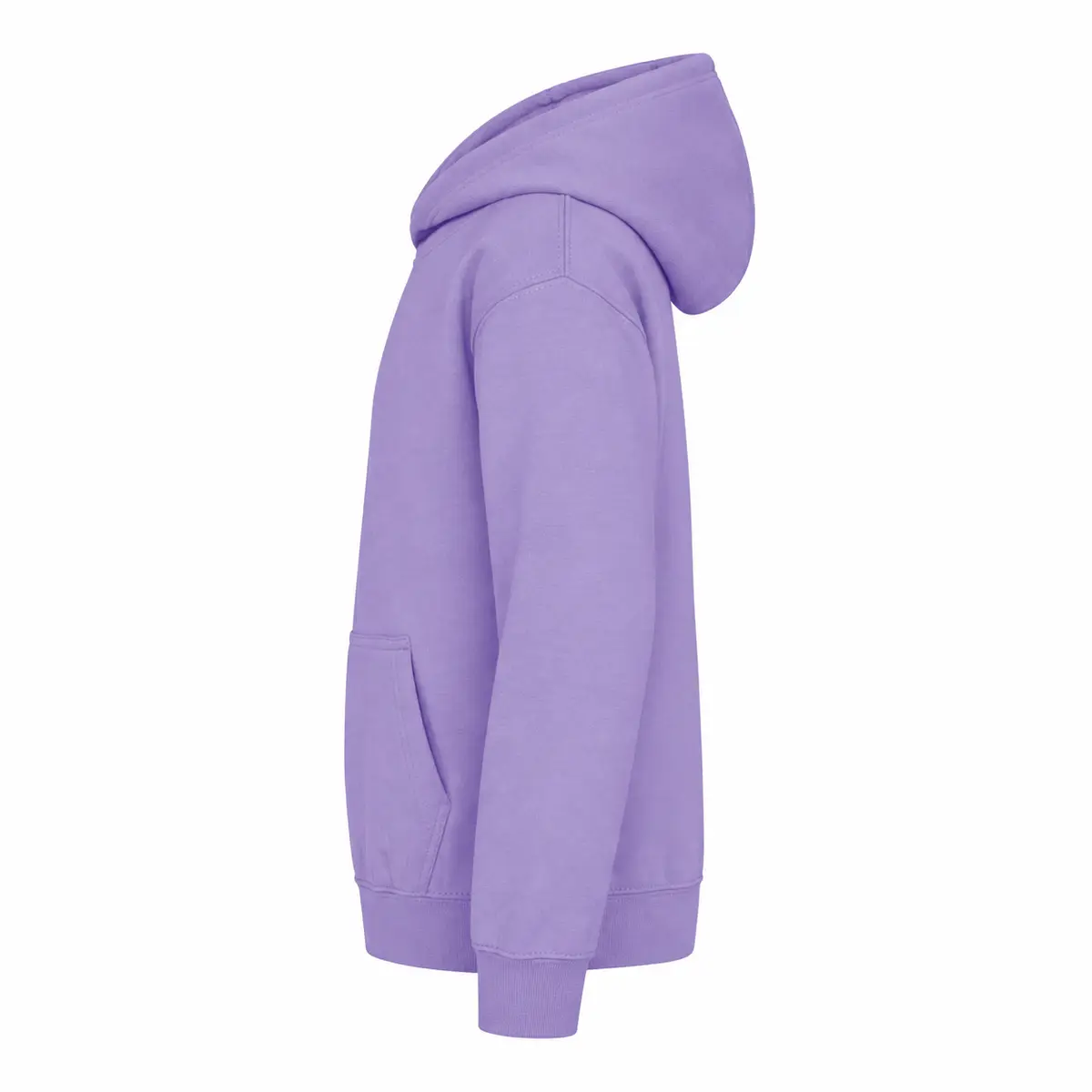 AWDis Just Hoods Kids hoodie – Digital Lavender – Illustrative view: side