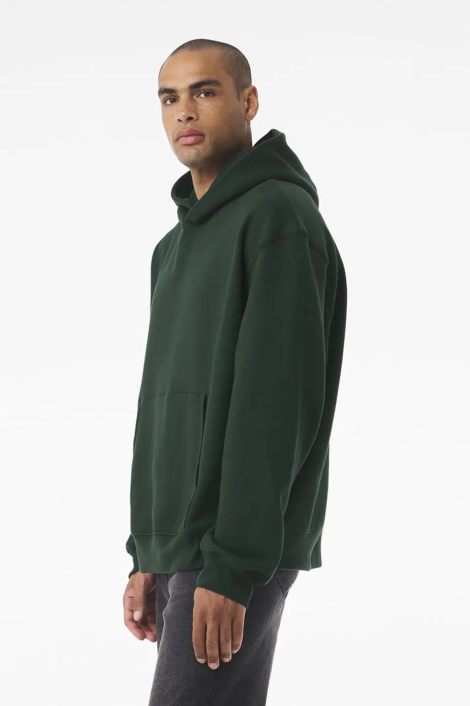 Bella+Canvas Unisex heavy pullover hoodie – Forest – photograph 2