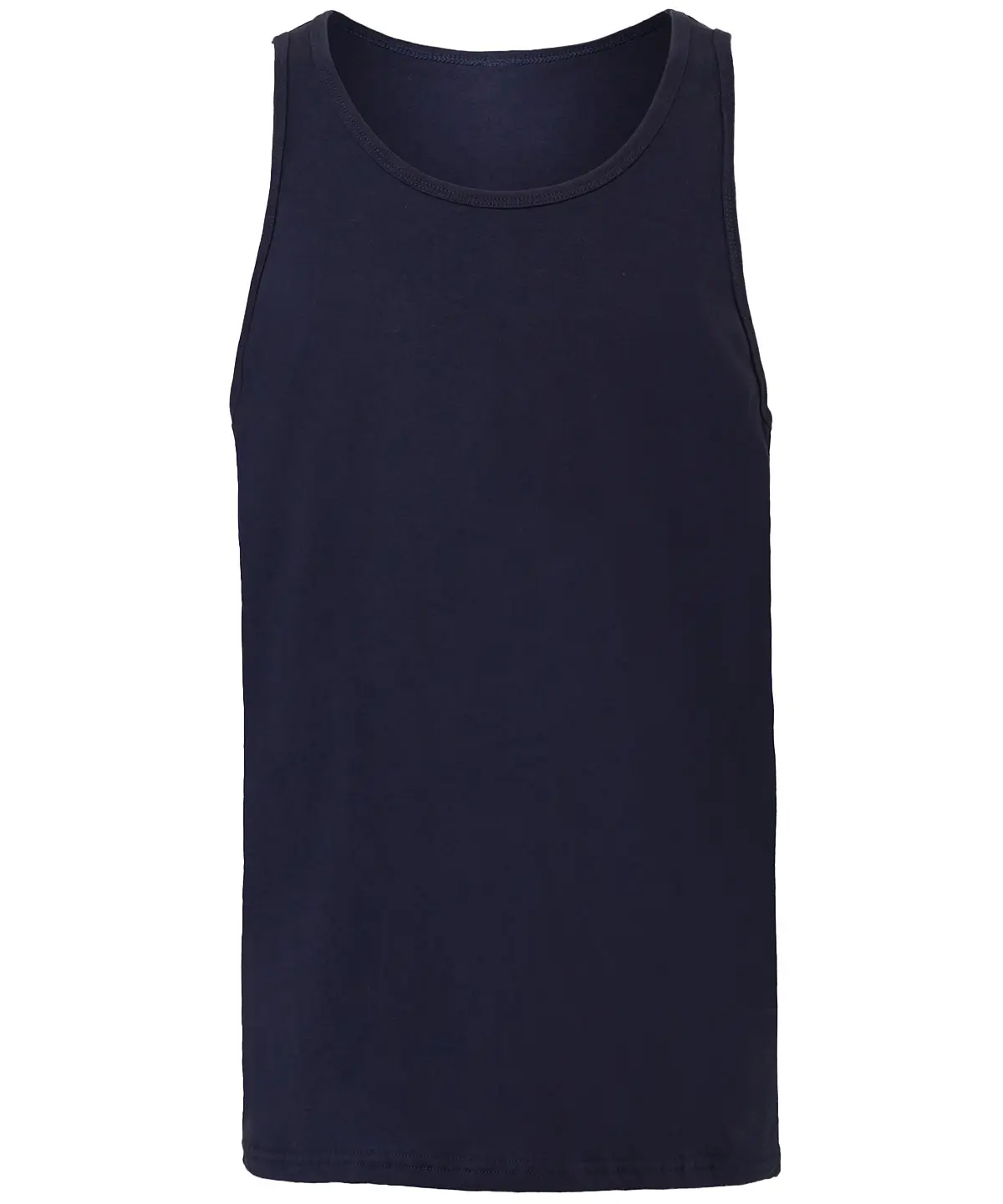 Bella+Canvas Unisex Jersey tank top – Navy – Manufacturer original blank front