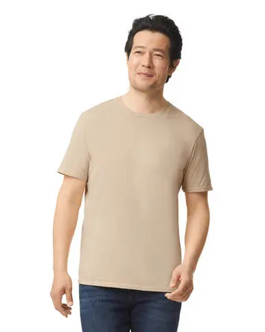 Gildan Softstyle Unisex T-Shirt – Sand – photograph 4