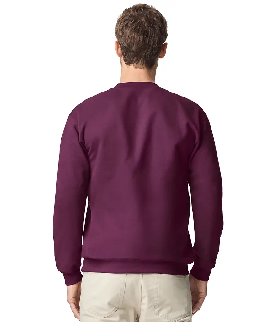 Gildan Softstyle midweight adult fleece 1/4-zip sweatshirt – Maroon – GD612 Maroon Model