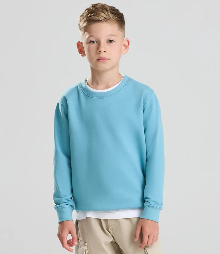 AWDis Just Hoods Kids AWDis sweatshirt – Seafoam