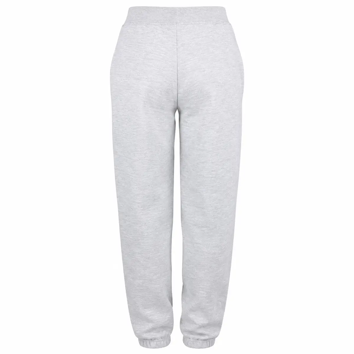 AWDis Just Hoods College cuffed sweatpants – Heather Grey – Illustrative view: back