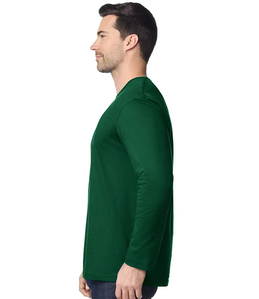 Gildan Softstyle long sleeve t-shirt – Fan Dark Green – GD11 Fan Dark Green Model