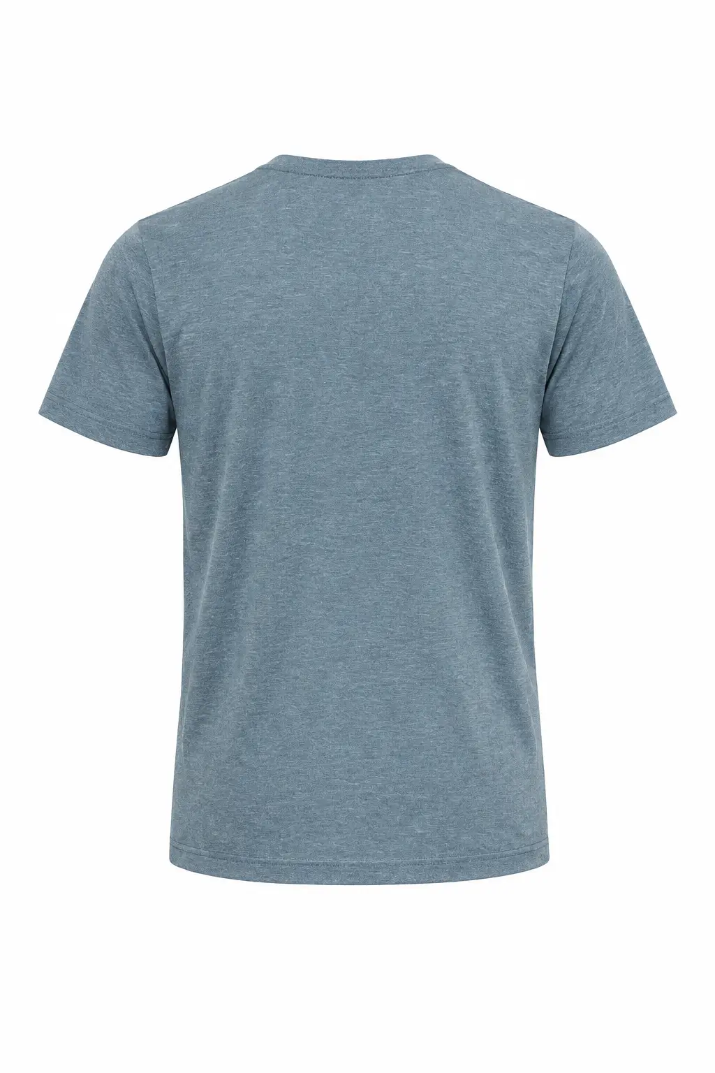 Bella+Canvas Unisex triblend crew neck t-shirt – Denim Triblend – Illustrative view: back
