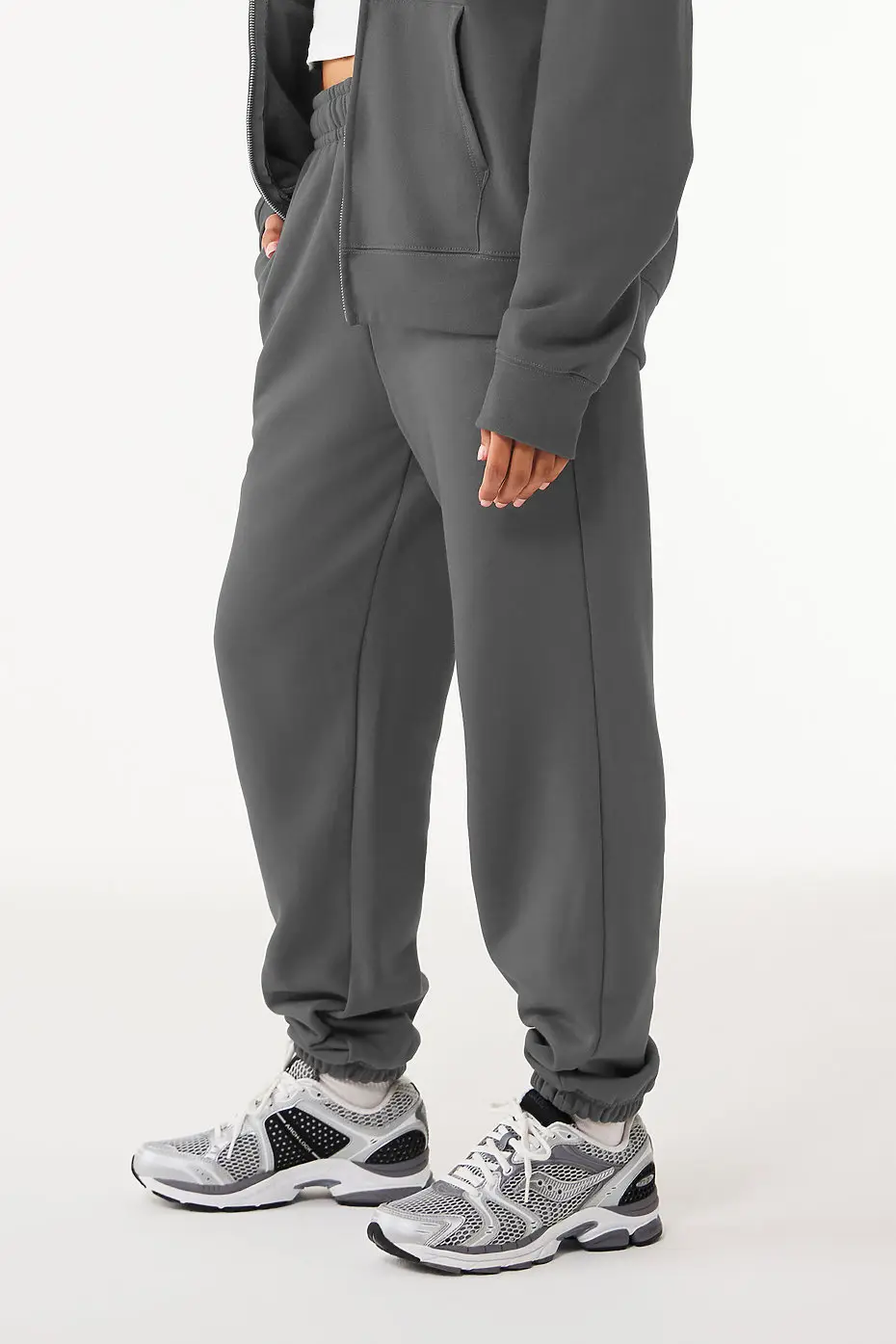 Bella+Canvas Unisex heavy sweatpants – Asphalt – photograph 2