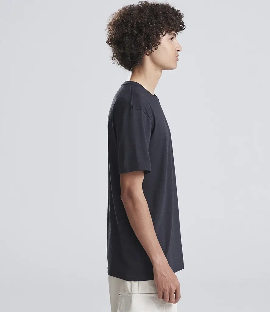 AWDis Just T's Triblend T – Heather Black – JT001 Heather Black Model