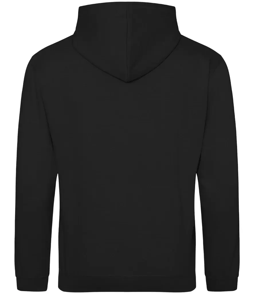 AWDis College Hoodie – Deep Black – JH001 Deep Black Back