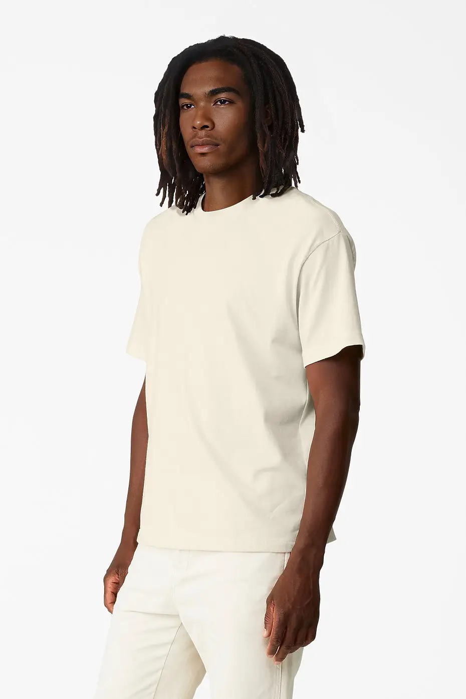 Bella+Canvas Unisex heavy boxy tee – Natural – photograph 2