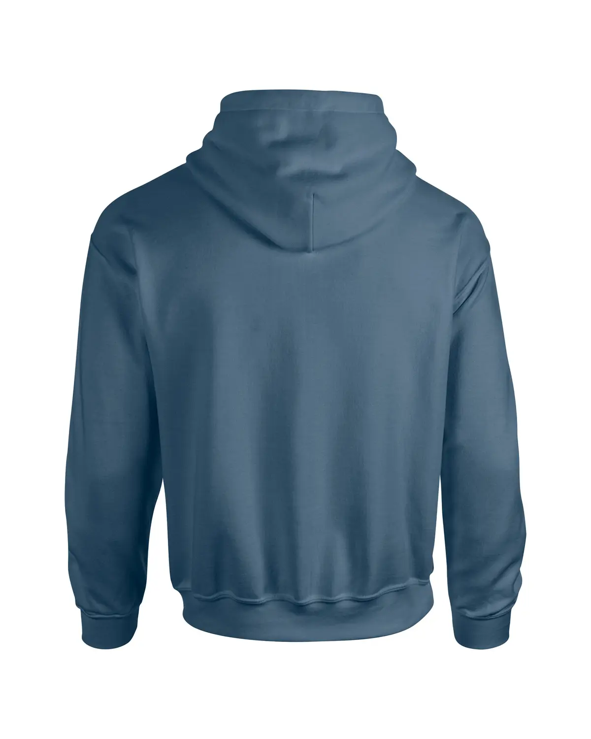 Gildan Heavy Blend hooded sweatshirt – Indigo Blue – Original product photograph: back