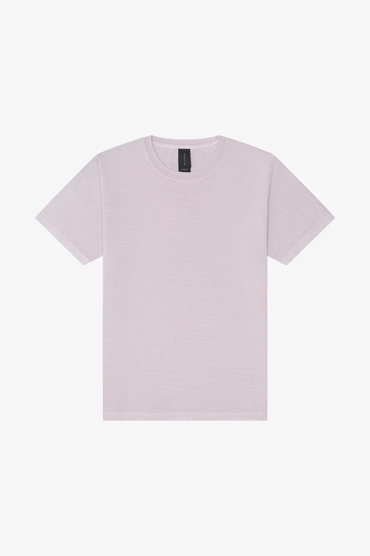 Bella+Canvas Unisex heavyweight washed tee – Washed Lavender – Original product photograph: flat front