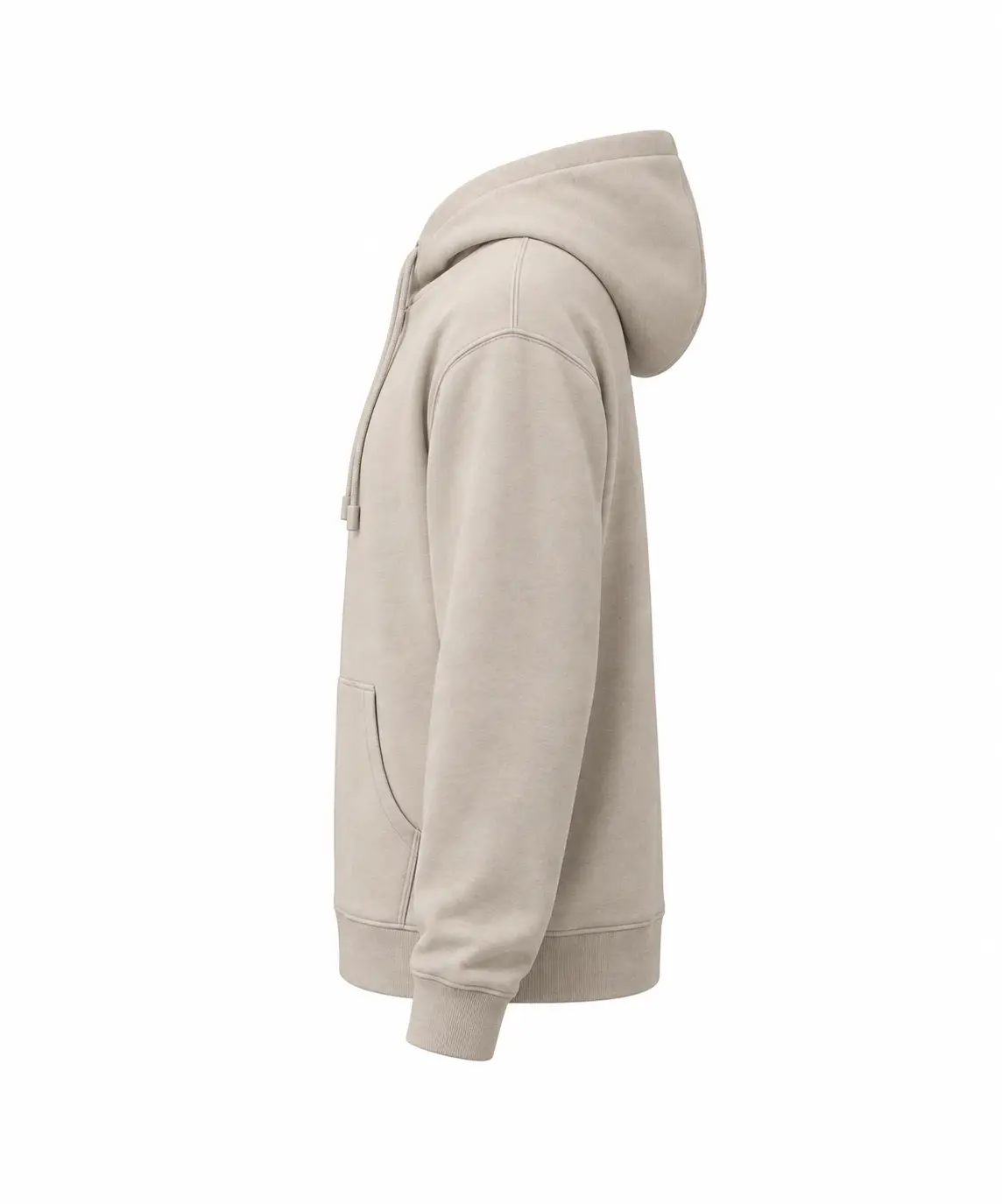 Bella+Canvas Unisex heavy full-zip hoodie – Dust – Illustrative view: side