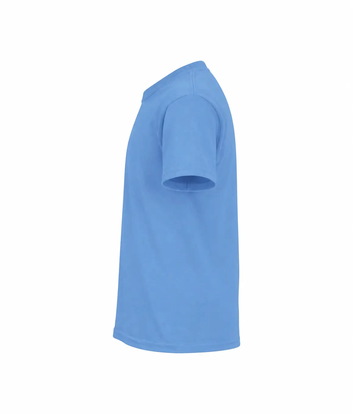Gildan Softstyle youth ringspun t-shirt – Carolina Blue – Illustrative view: side
