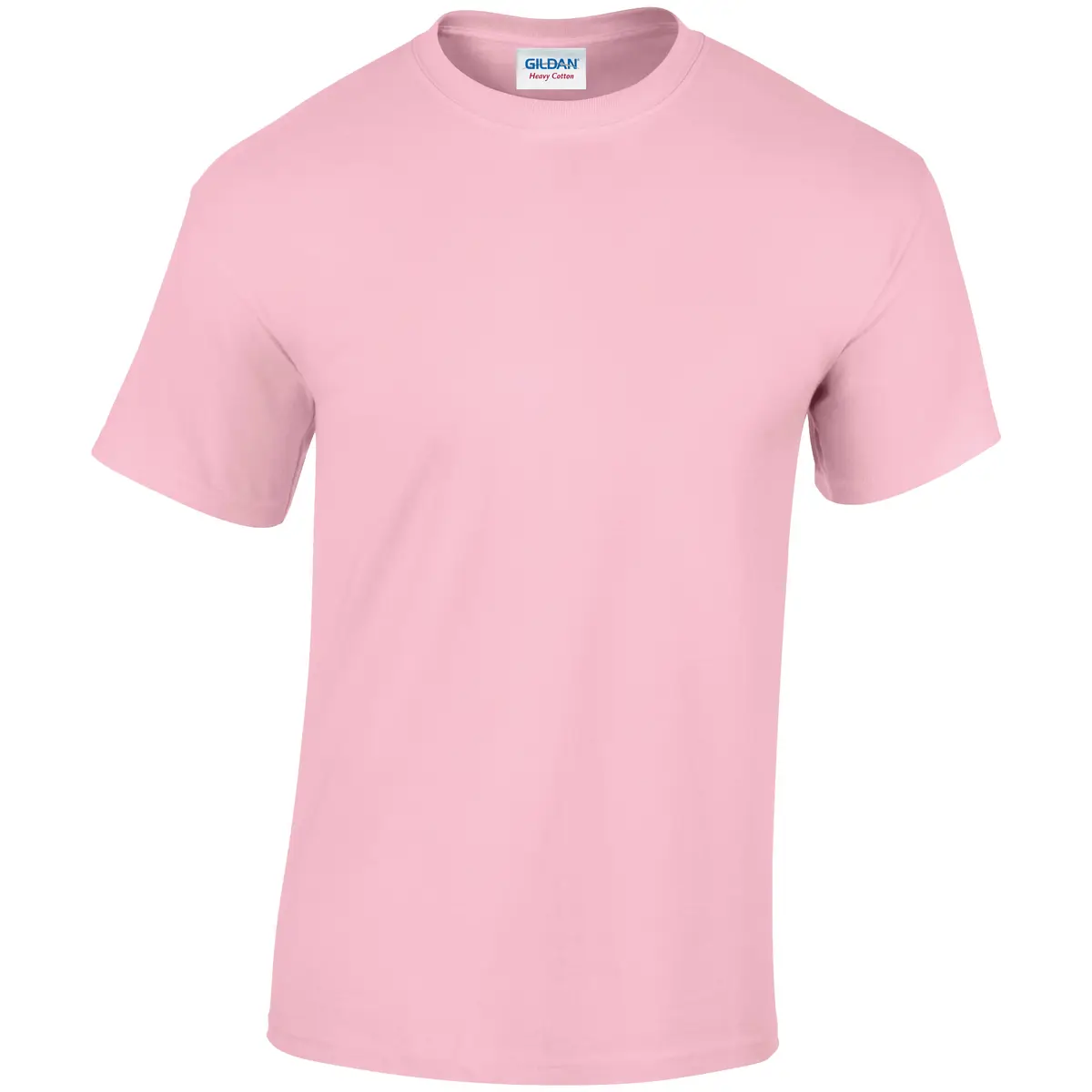 Gildan Heavy Cotton adult t-shirt – Light Pink – Original product photograph: front