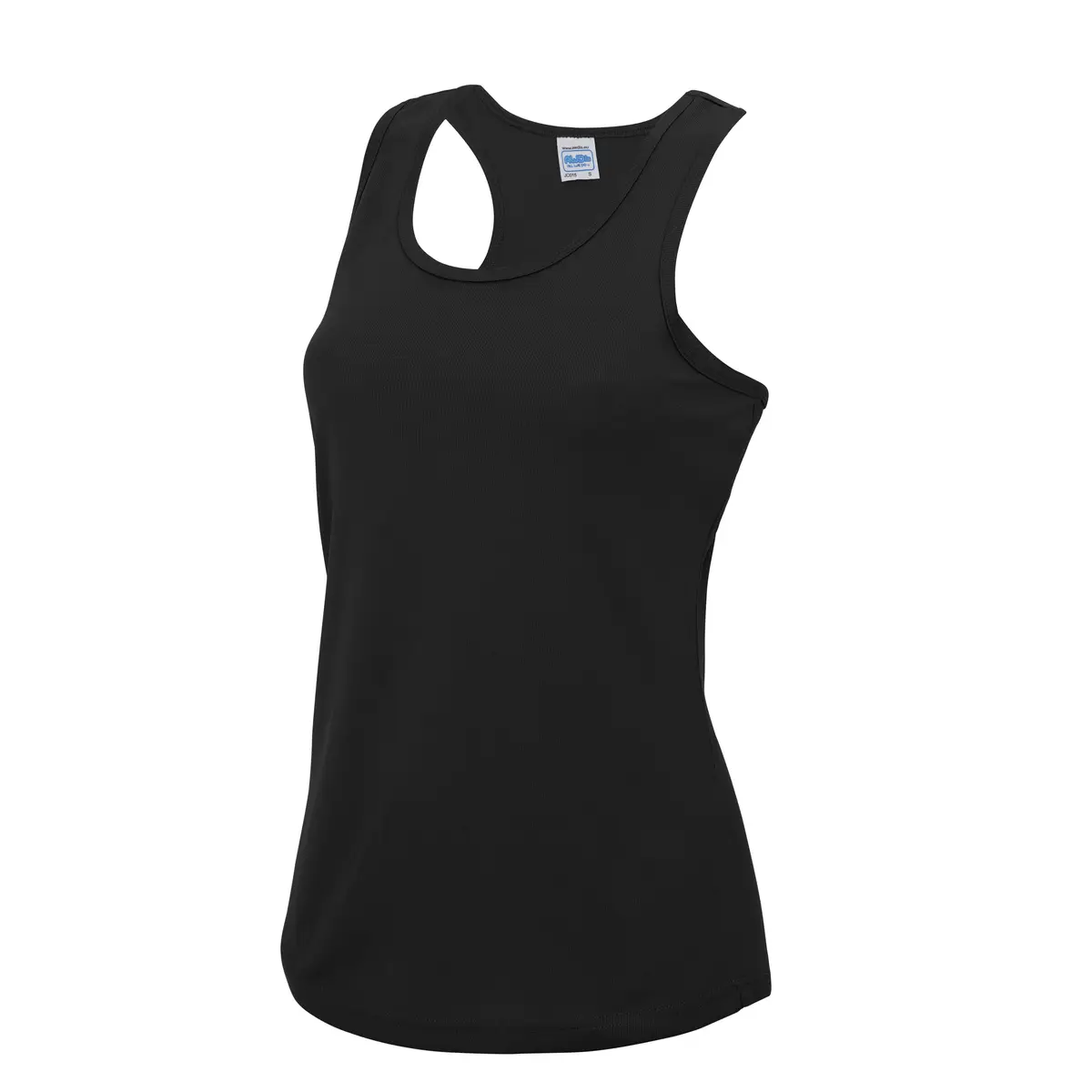 AWDis Just Cool Women's cool vest – Jet Black – Manufacturer original blank front