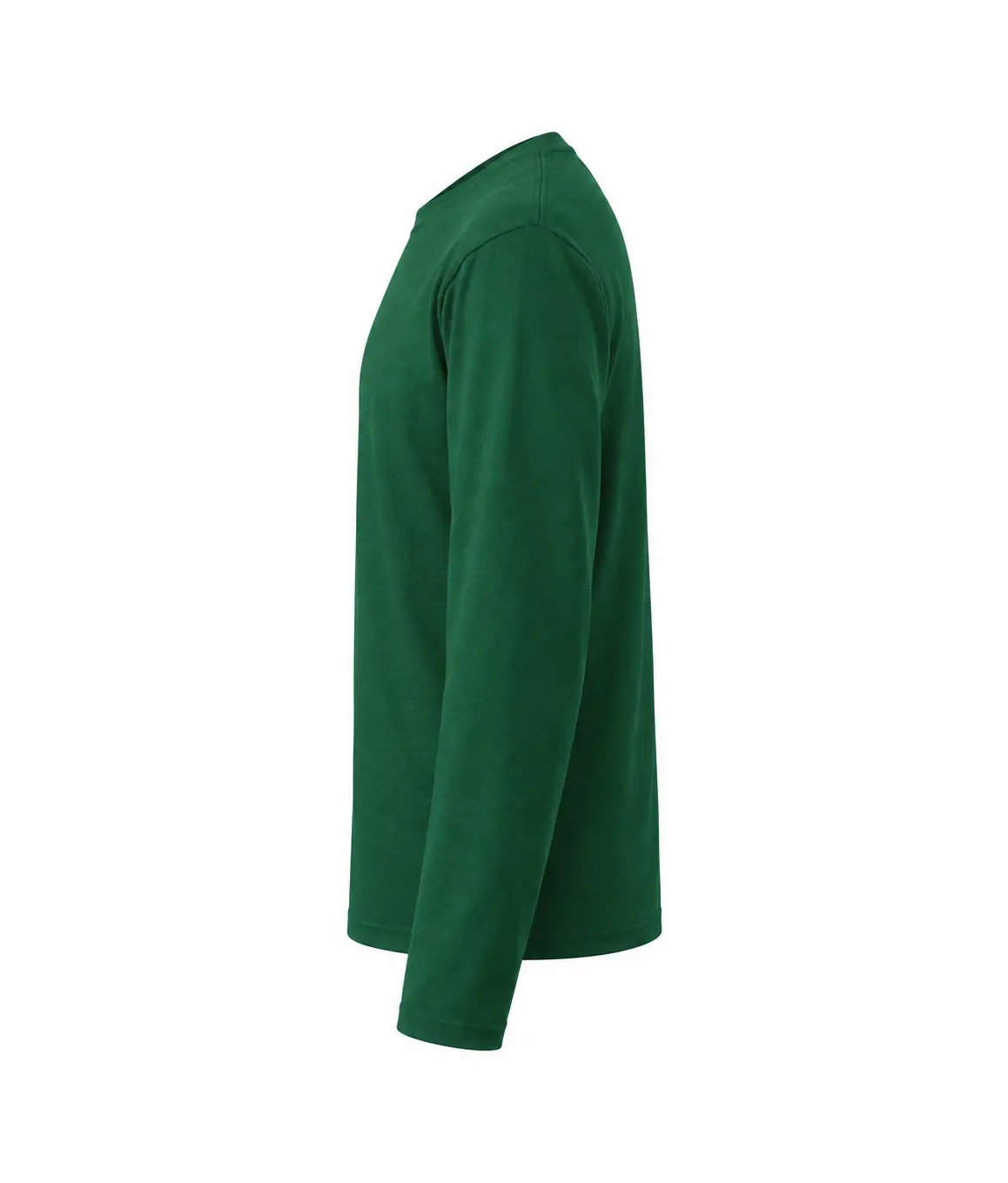 Gildan Softstyle long sleeve t-shirt – Fan Dark Green – Illustrative view: side