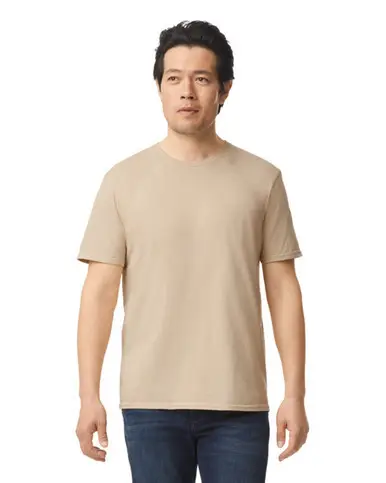 Gildan Softstyle Unisex T-Shirt – Sand – photograph 8