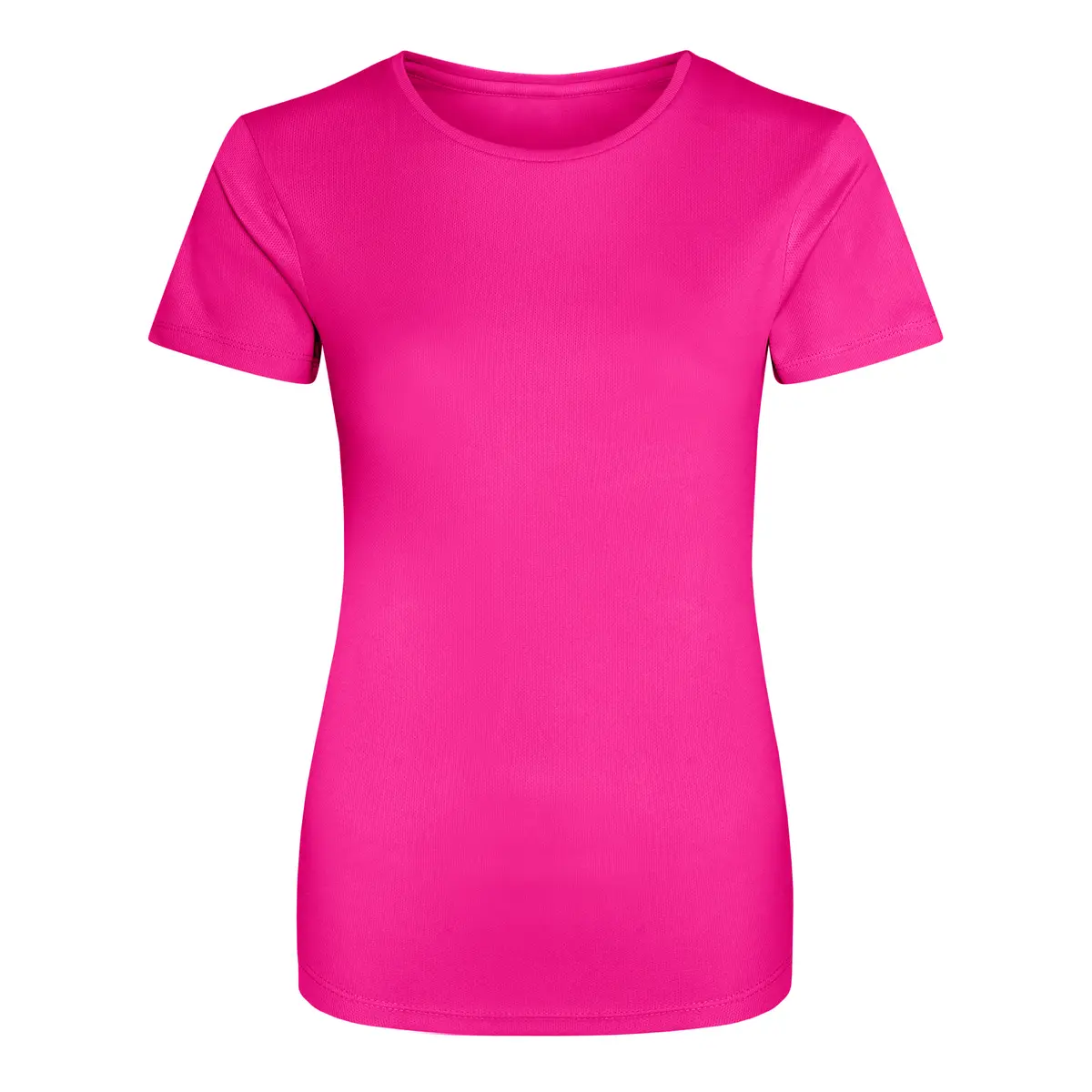 AWDis Just Cool Women's cool T – Hyper Pink – Original product photograph: flat front