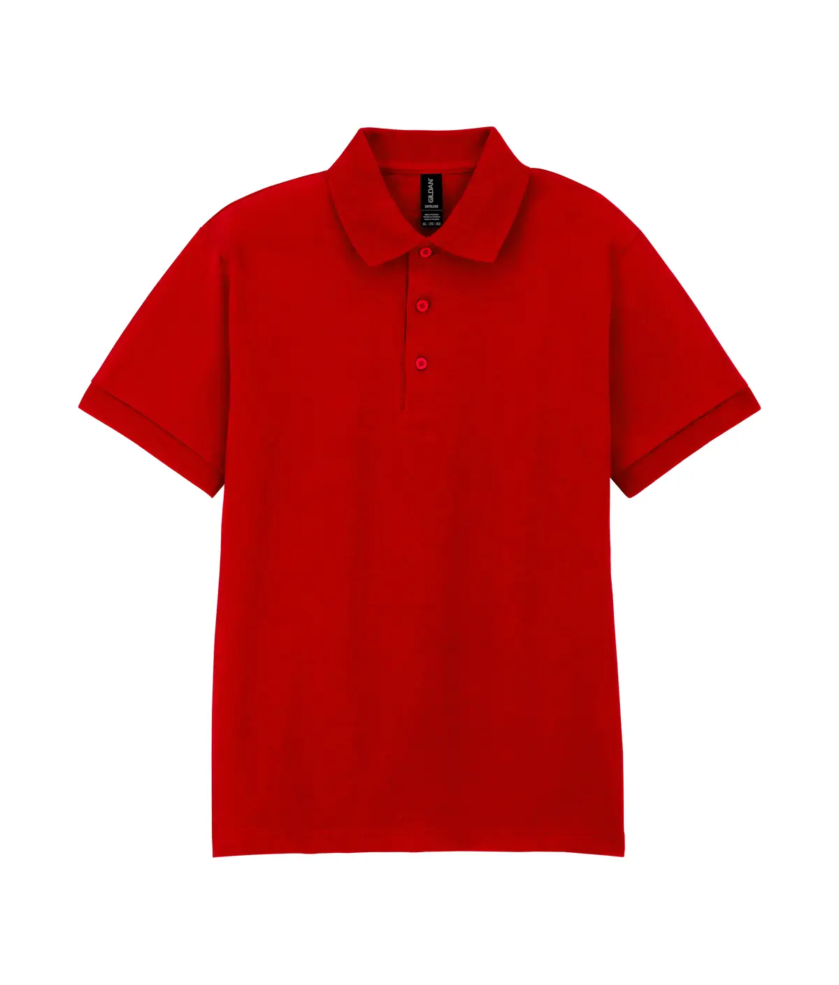 Gildan DryBlend Jersey knit polo – Red – GD40 Red Front