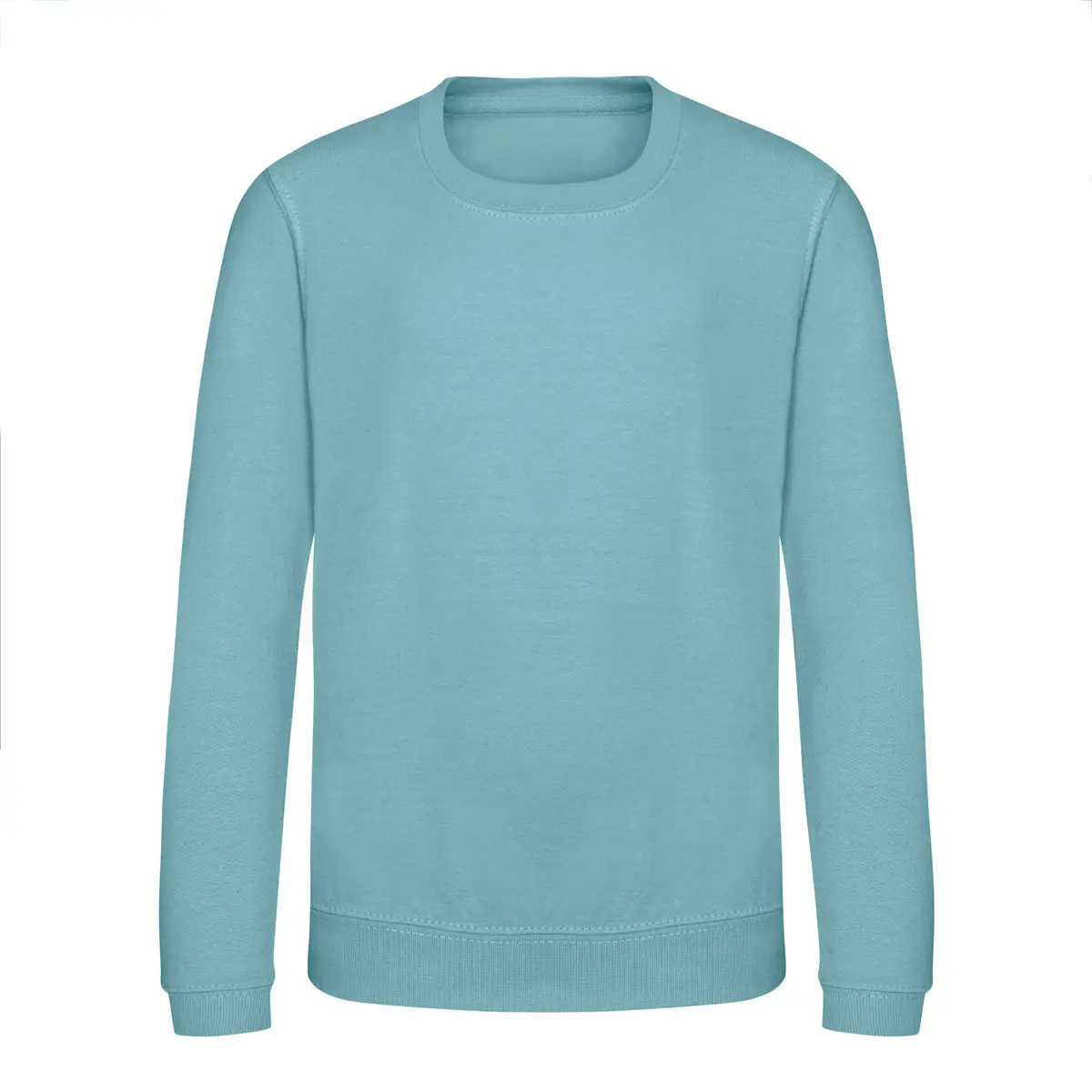AWDis Just Hoods Kids AWDis sweatshirt – Seafoam – JH030B Seafoam Front